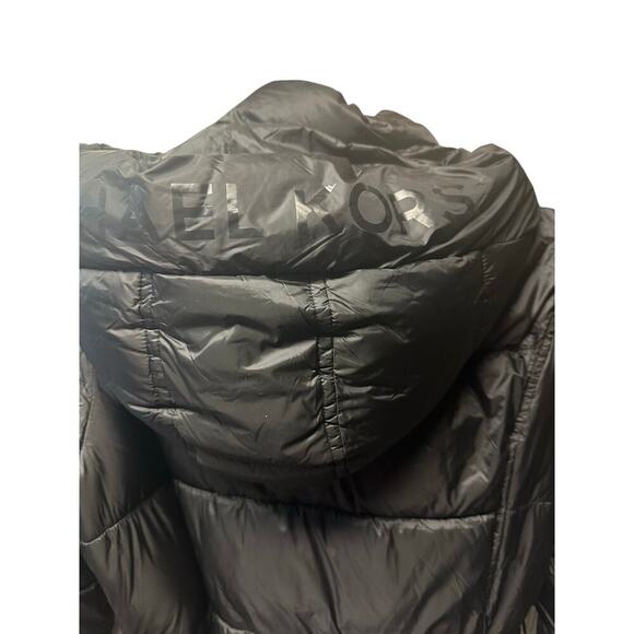 MICHAEL Michael Kors
Women's Belted Hooded Puffer Coat, Created for Macy's S - Picture 4 of 6